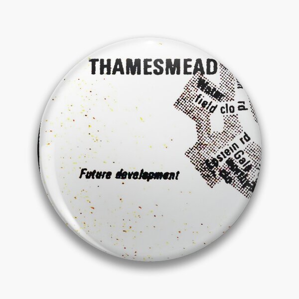 Item preview, Thamesmead - Retro map square designed and sold by circuitsnap.