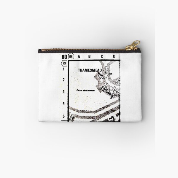 Item preview, Thamesmead - Retro map square designed and sold by circuitsnap.