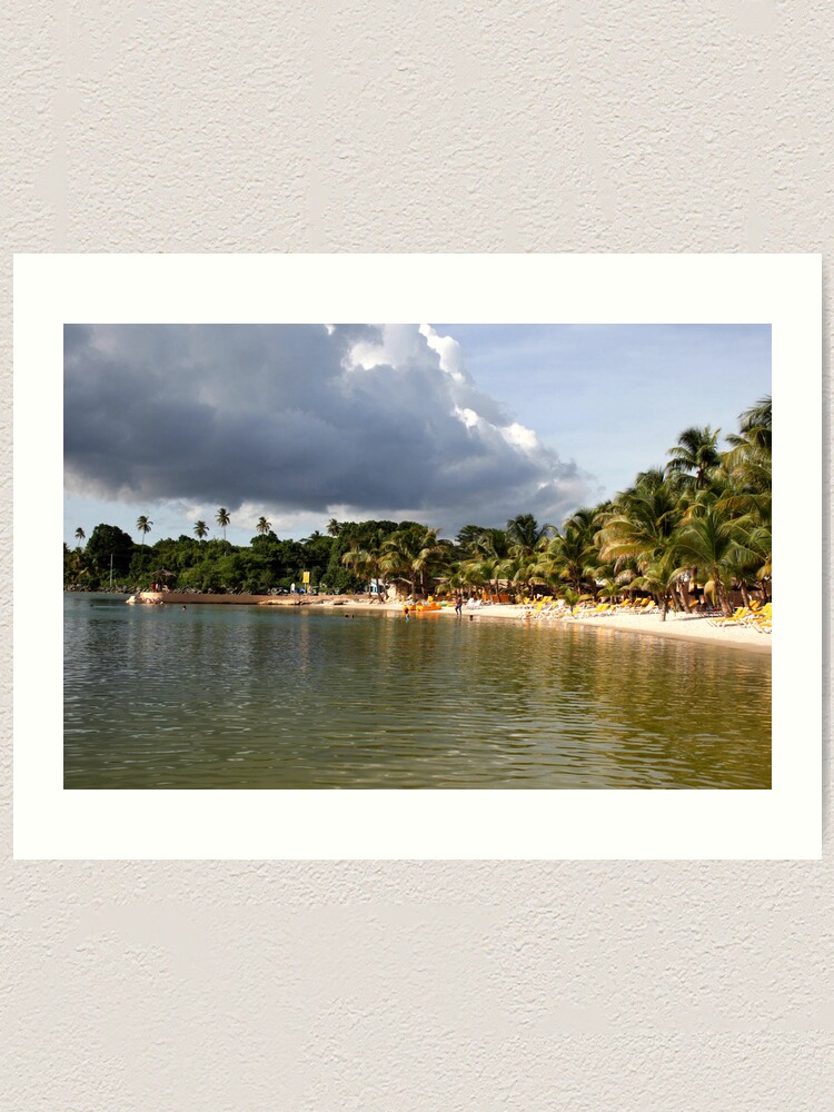Alternate view of Coconut Bay, Tobago Art Print