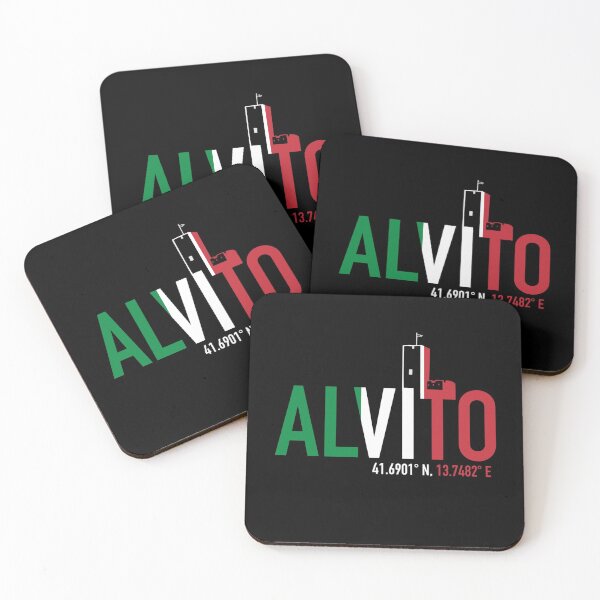Item preview, ALVITO: CANTELMO CASTLE (Flag & Black Background Ed.) designed and sold by H-Capsaicin.
