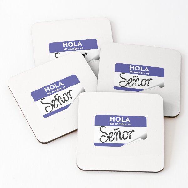 Item preview, Spanish Hola Mi Nombre es Senor Hello My Name is Mr or Gentleman designed and sold by hispanicworld.