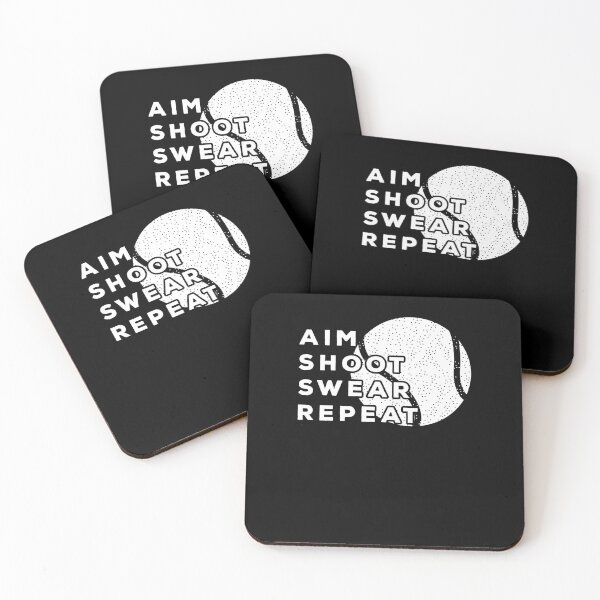Item preview, Aim Shoot Swear Repeat Tennis Player Gift Coach designed and sold by jeffded.