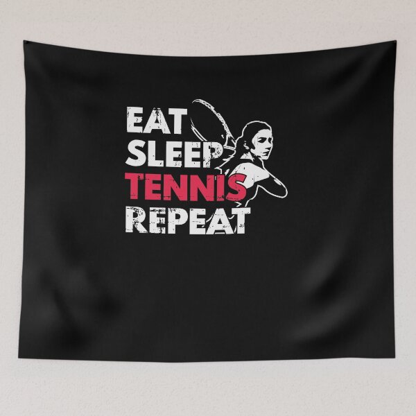 Item preview, Eat Sleep Tennis Repeat Tennis Player Gift Coach designed and sold by jeffded.