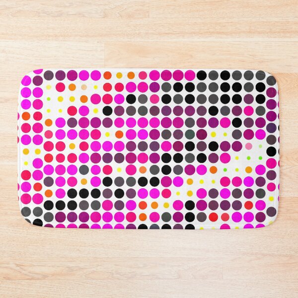 Item preview, Cute pink energetic polka dots pattern designed and sold by lordthebeard.