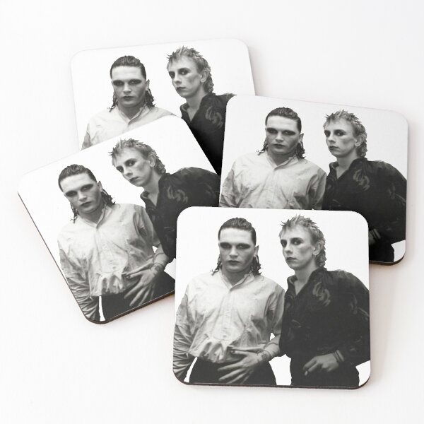 Item preview, Gavin & Guggi Of The Virgin Prunes (Transparent, Black White) designed and sold by Kathryn Bradley Anderson.