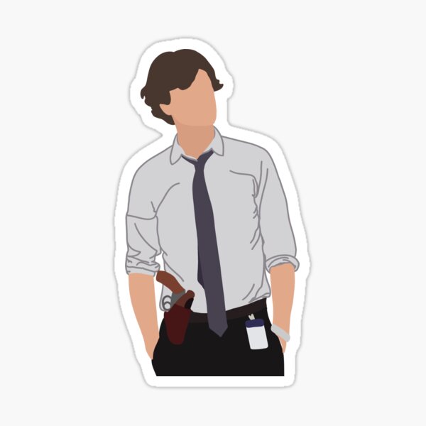 Matthew Gray Gubler Design Sticker