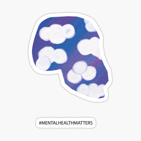 Clouds on my mind Sticker