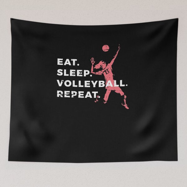 Item preview, Eat Sleep Volleyball Repeat Player Beach Gift designed and sold by jeffded.