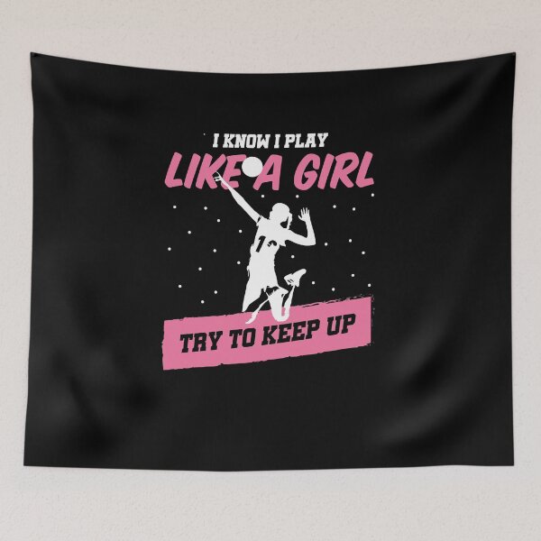 Item preview, I Play Like A Girl Volleyball Player Gift Beach designed and sold by jeffded.
