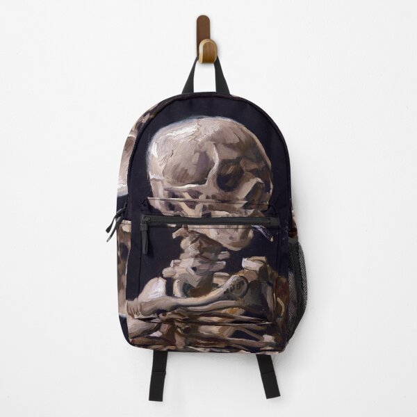 Item preview, Vincent Van Gogh - Skull with Burning Cigarette (new color edit) designed and sold by DejaVuStudio.