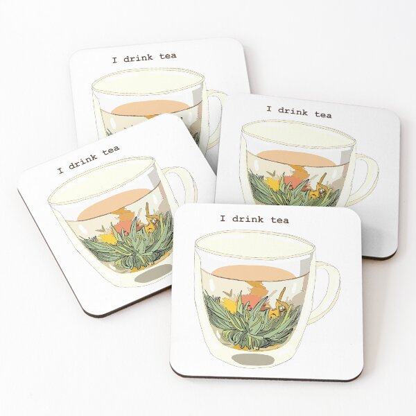 Item preview, i drink tea designed and sold by Jean Choi.