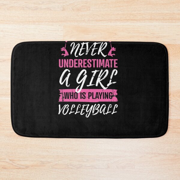 Item preview, Never Underestimate A Volleyball Girl Player Gift designed and sold by jeffded.
