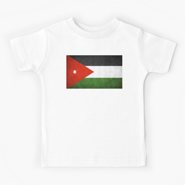 Flag Of Jordan Kids T Shirt By Keep In Mind Redbubble Flag Of Jordan Kids T Shirt By Keep In Mind Redbubble
