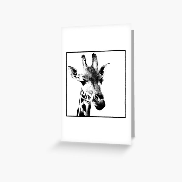 Gentle Giraffe Greeting Card