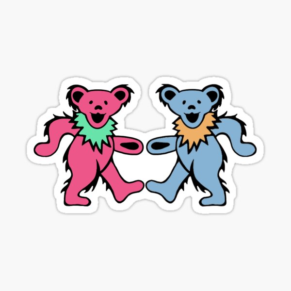 Dancing Bears Couple Sticker