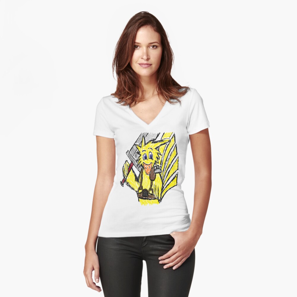 Item preview, Fitted V-Neck T-Shirt designed and sold by grantthegreat68.