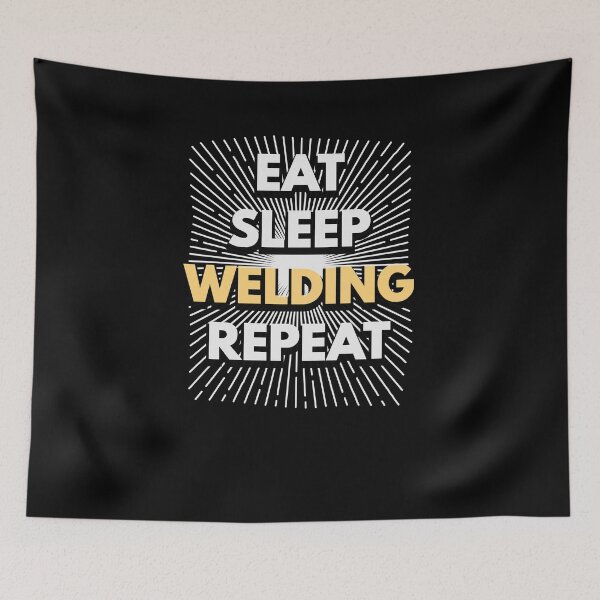 Item preview, Eat Sleep Welding Repeat Welder Gift designed and sold by jeffded.