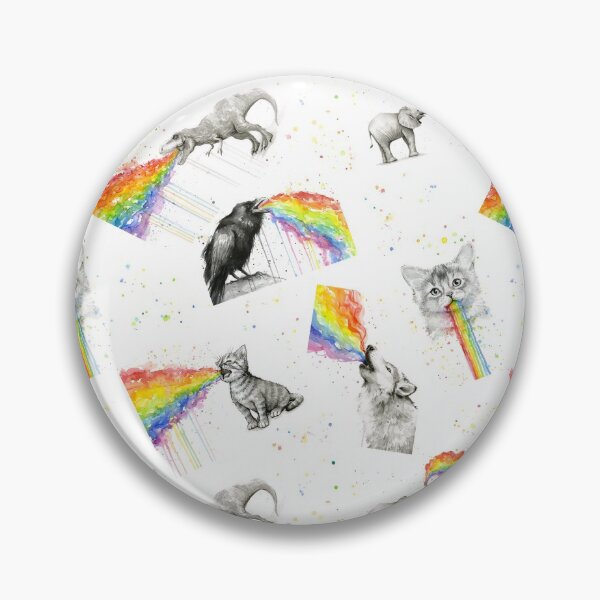 Item preview, Rainbow Puke Animals Pattern designed and sold by Olga Shvartsur.