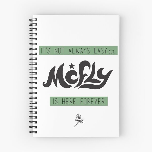 Item preview, it's not always easy but mcfly's here forever designed and sold by artfrommaya.
