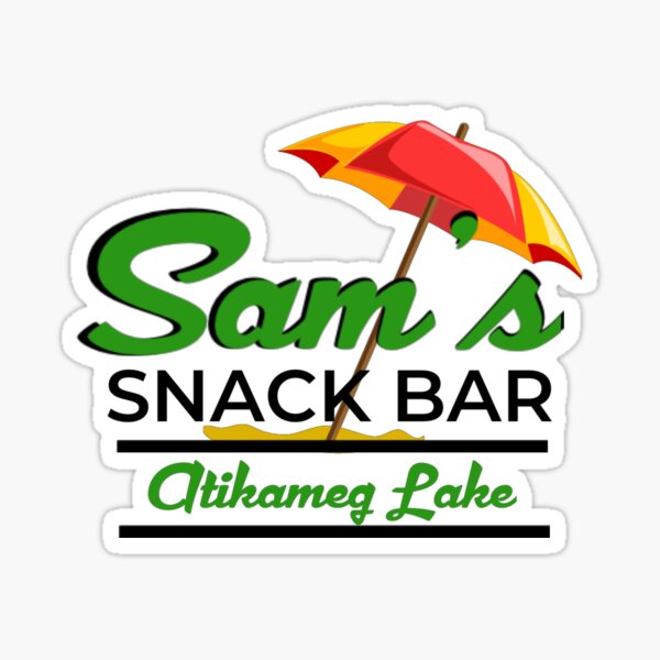 "Sam’s Snack Bar" Sticker for Sale by Cappyw133 Redbubble