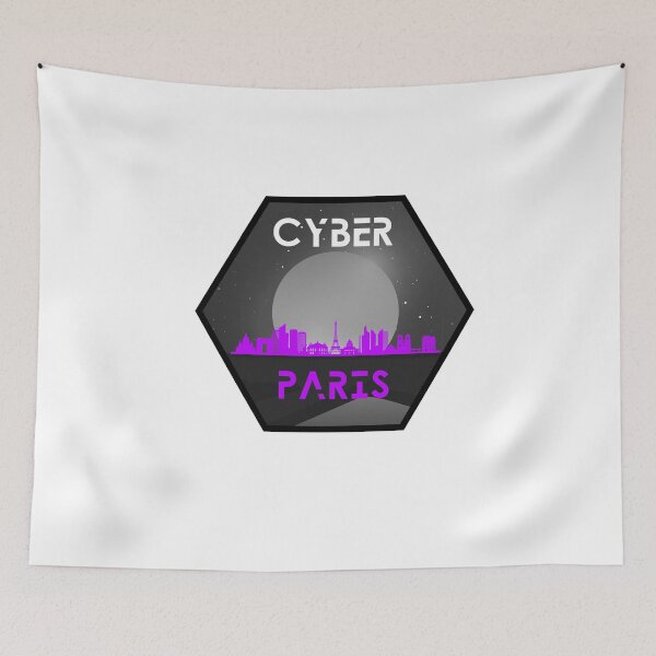 Item preview, Cyber Paris Landscape designed and sold by Beyond Words.