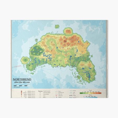 Item preview, Detailed Northrend map designed and sold by Sturmbart.