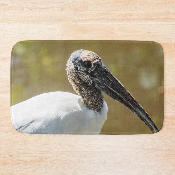 Item preview, Wood stork in  wildlife preserve designed and sold by KensLensDesigns.