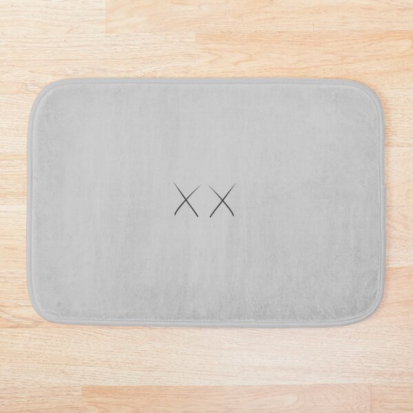 Simple Kaws inspired XX Design Bath Mat