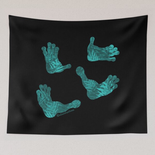 Item preview, Lemur (Varecia rubra) Rainforest Tracks designed and sold by Alawstrations.