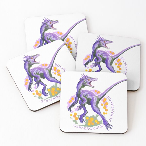 Item preview, Genderqueer Juravenator (with text)  designed and sold by R.A.  Faller.