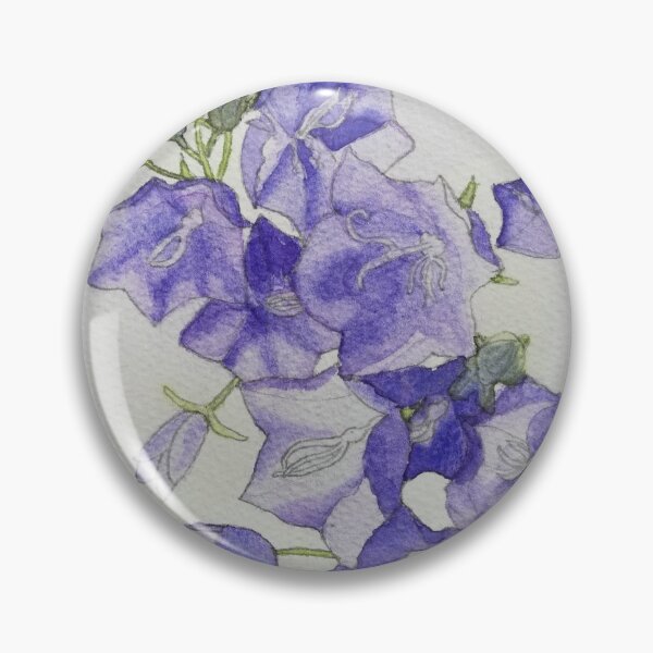 Item preview, Harebells (campanula) watercolour painting designed and sold by esvb.