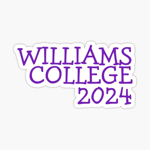 Williams College 2024 Sticker For Sale By Mayaf08 Redbubble   St,small,507x507 Pad,600x600,f8f8f8 