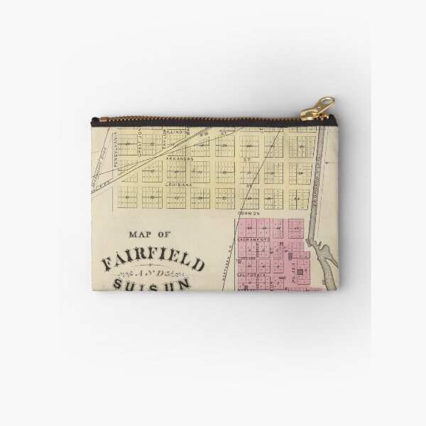 Item preview, Vintage Fairfield CA Map (1878) designed and sold by BravuraMedia.