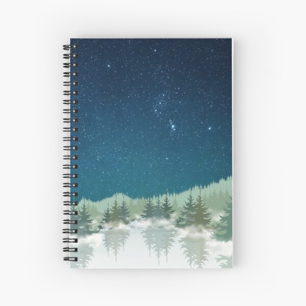 Cuaderno de tapa blanda A4 - estrellas Cuaderno de espiral