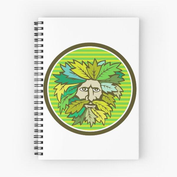 Item preview, Green Man Foliate Head Circle Retro designed and sold by patrimonio.