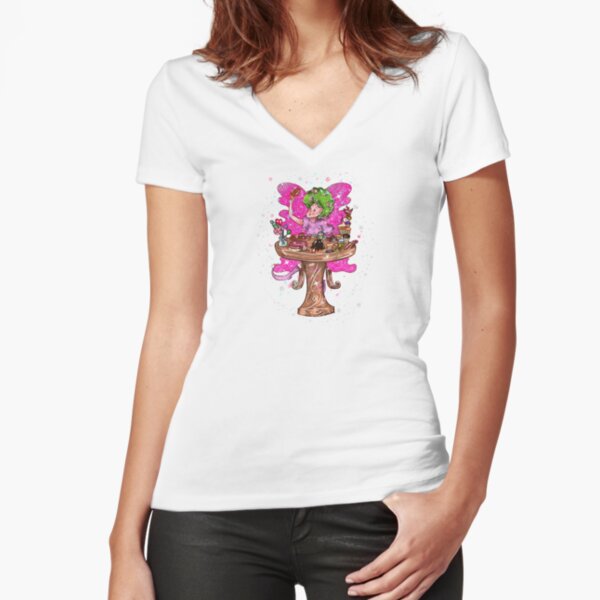 Fitted V-Neck T-Shirt