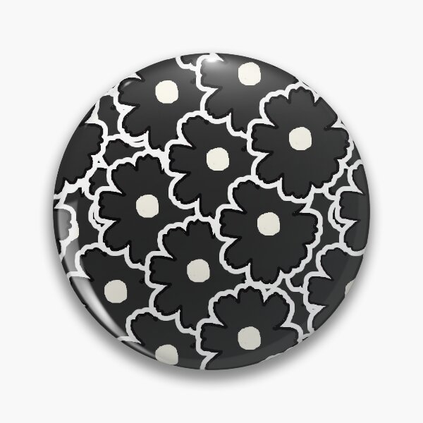 Item preview, black flower pattern designed and sold by marissajean8.