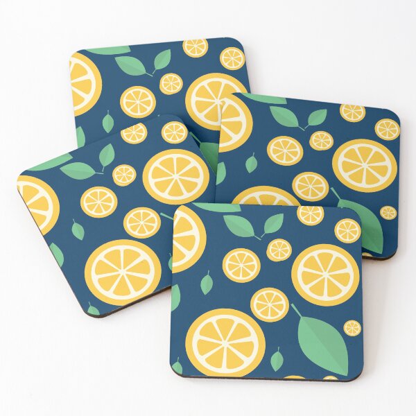 Item preview, Oranges and lemons pattern designed and sold by Delicarte.