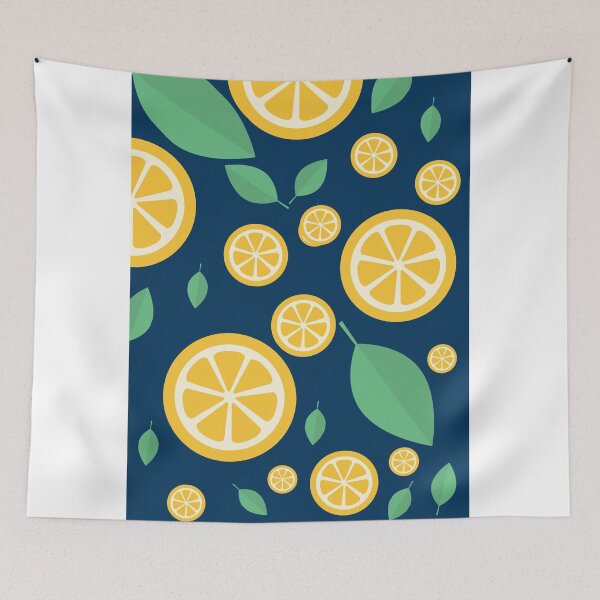 Item preview, Oranges and lemons pattern designed and sold by Delicarte.