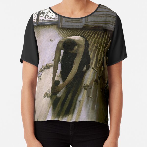 city workers have very rarely been the subject of paintings Chiffon Top