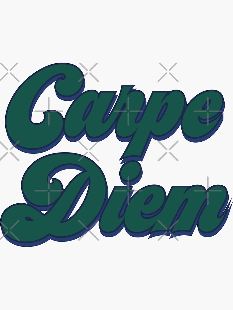 "mercyhurst carpe diem" Sticker for Sale by Rpadnis Redbubble