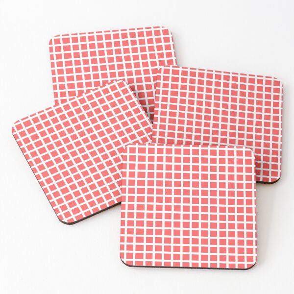 Item preview, Red Grid Pattern designed and sold by angelmalfoy.