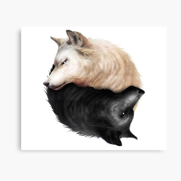 Black And White Wolves Gifts Merchandise Redbubble - wolf and lion ying yang t shirt roblox