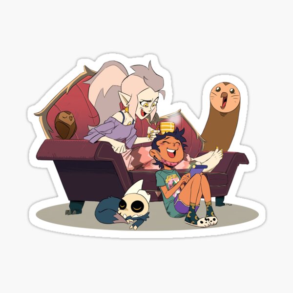 The Owl House Characters Glossy Stickers 