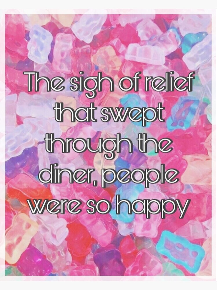 "john mulaney salt&pepper diner aesthetic quote" Sticker for Sale by