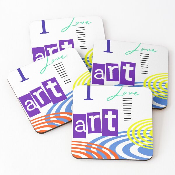 Item preview, i LOVE ART RETRO GRAPHIC DESIGN BY JANE HOLLOWAY  designed and sold by Jane Holloway.