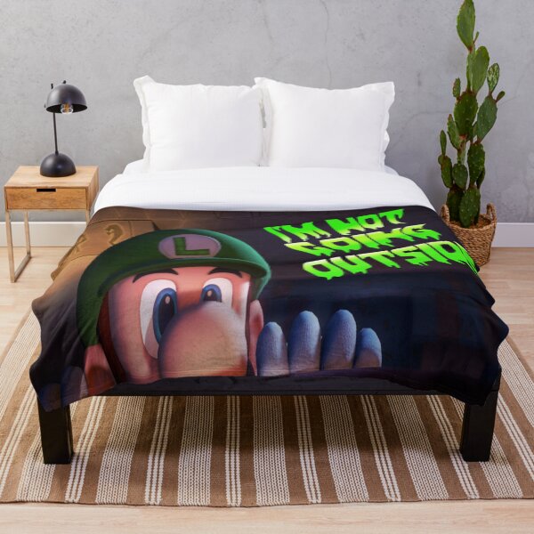 Luigis Home Invasion Throw Blanket
