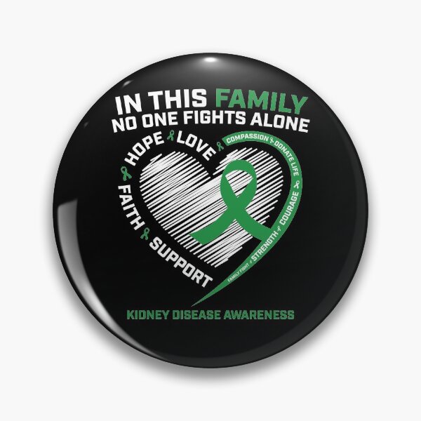Item preview, In This Family No One Fights Alone Kidney Disease Awareness Gifts designed and sold by Maria Nash.