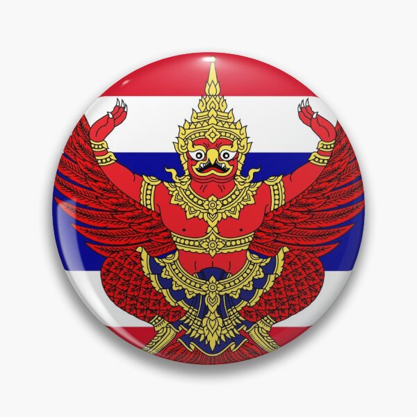 Item preview, Thailand coat of arms flag designed and sold by AidanMDesigns.