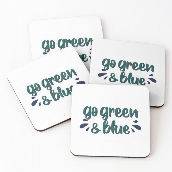 Item preview, Mercyhurst go green and blue lettering designed and sold by Designed By Rachel.